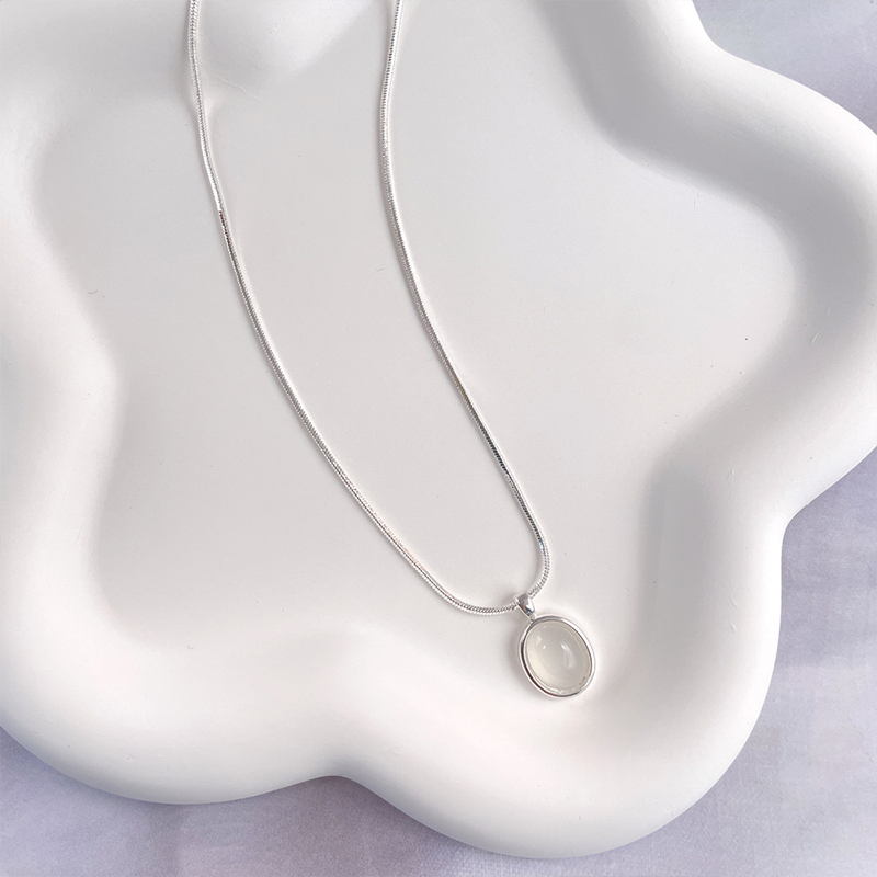 Aqua Light Crystal Necklace 8 aqua light crystal necklace