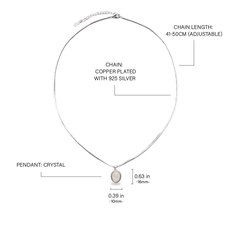 Aqua Light Crystal Necklace 5 aqua light crystal necklace