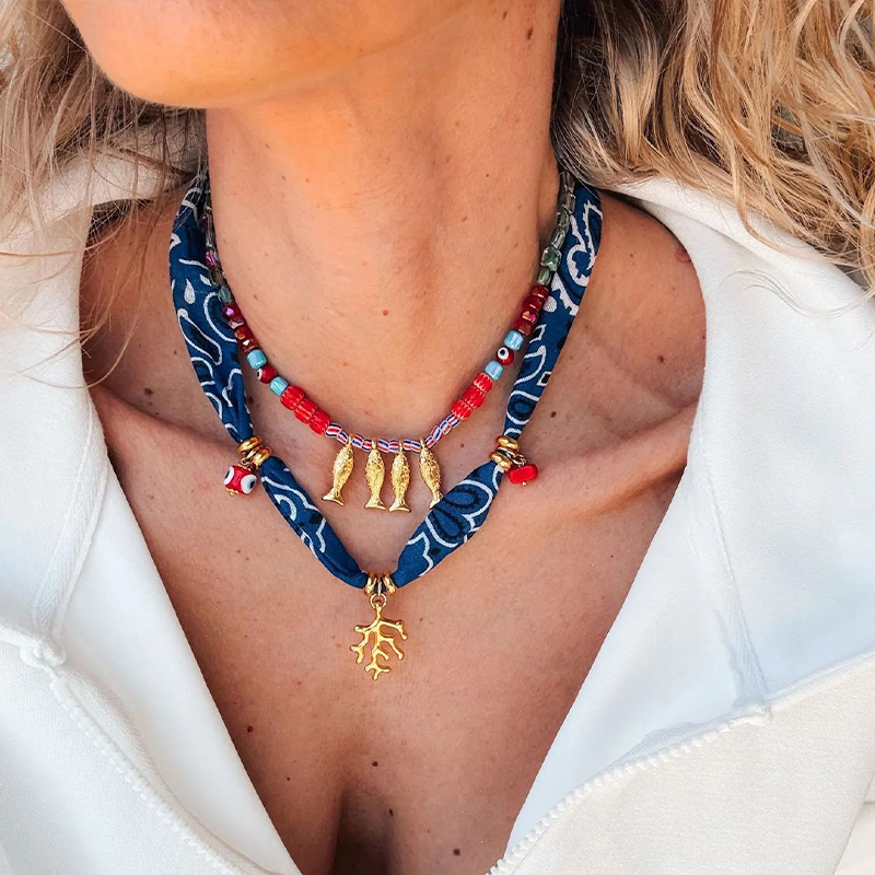 Nautical Muse Layered Necklace 2 nautical muse layered necklace