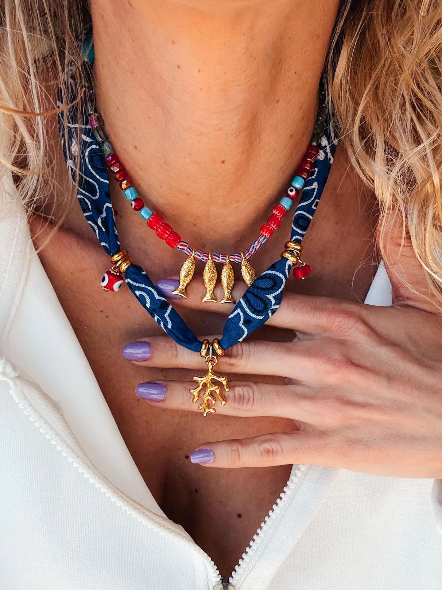 Nautical Muse Layered Necklace 13 nautical muse layered necklace