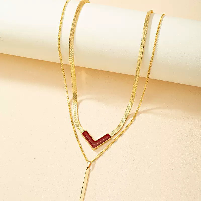 Sleek V Bar Necklace 5 sleek v bar necklace