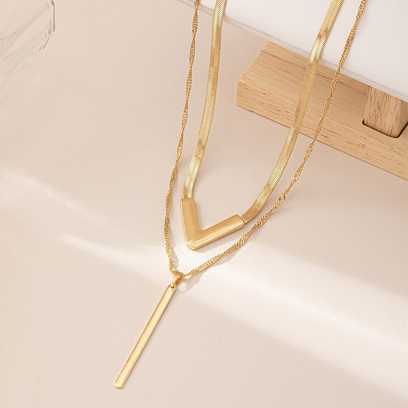 Sleek V Bar Necklace 6 sleek v bar necklace