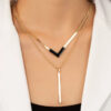 Sleek V Bar Necklace 10 sleek v bar necklace