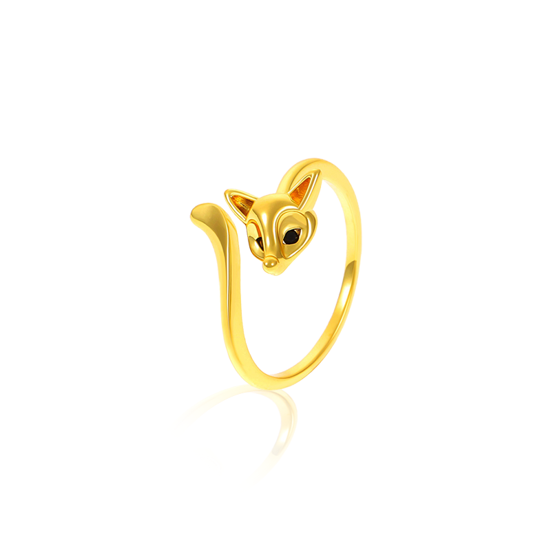 Fox Tail Gold Plated Ring 1 fox tail gold plated ring