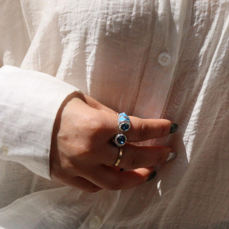 Sapphire Reef Glow Ring 8 sapphire reef glow ring