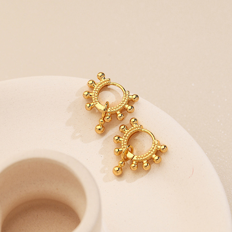 Solar Crest Hoop Earrings 4 solar crest hoop earrings