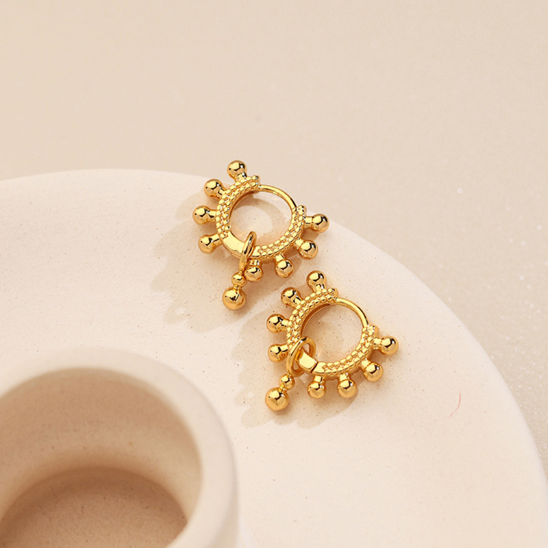 Solar Crest Hoop Earrings 7 solar crest hoop earrings