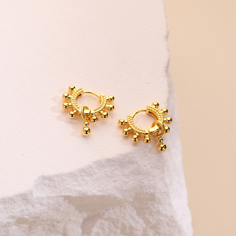 Solar Crest Hoop Earrings 2 solar crest hoop earrings