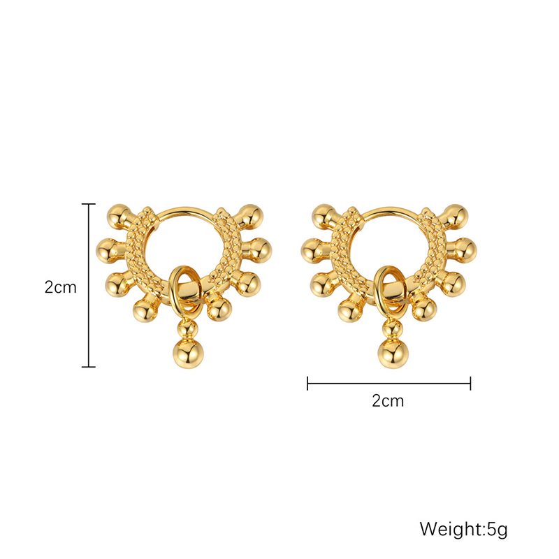 Solar Crest Hoop Earrings 3 solar crest hoop earrings