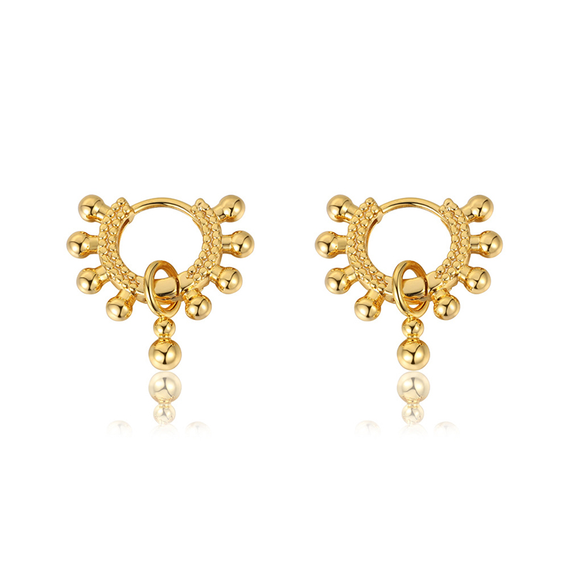 Solar Crest Hoop Earrings 1 solar crest hoop earrings