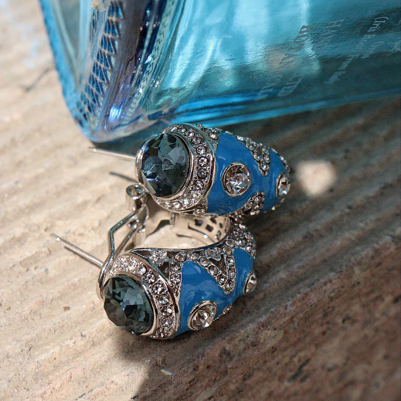 Sapphire Reef Glow Earrings 9 sapphire reef glow earrings