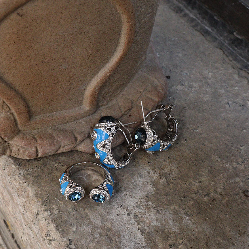 Sapphire Reef Glow Earrings 5 sapphire reef glow earrings