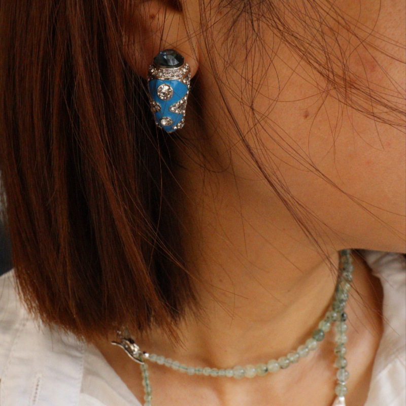 Sapphire Reef Glow Earrings&Ring 2 sapphire reef glow earrings