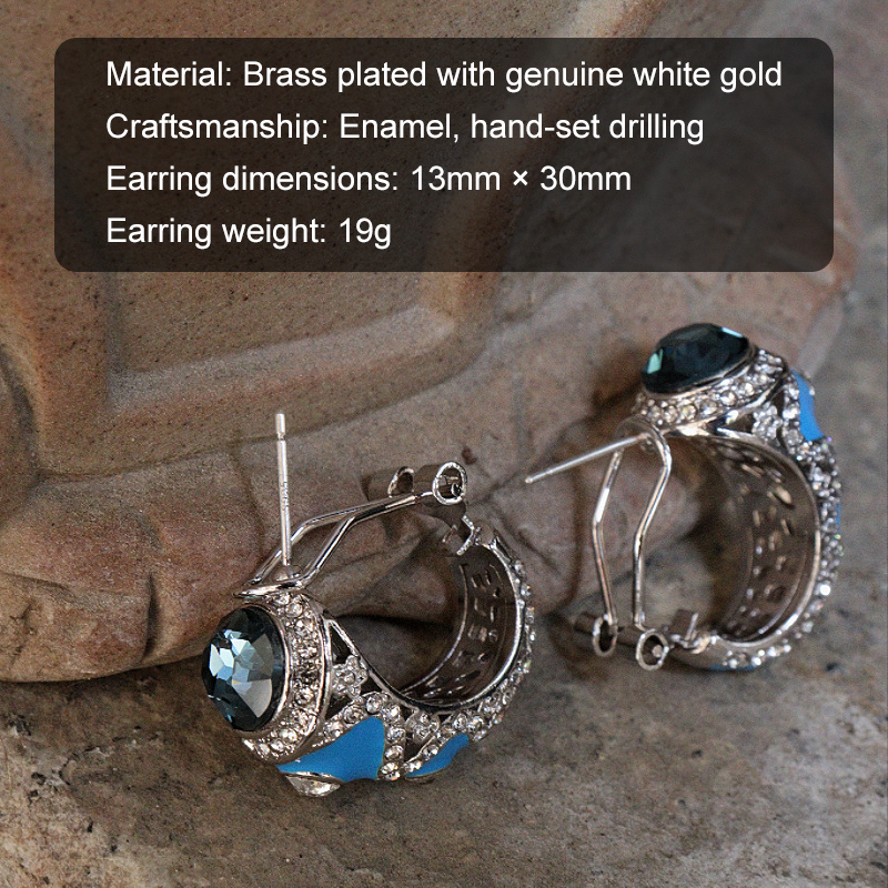 Sapphire Reef Glow Earrings&Ring 4 sapphire reef glow earrings