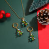 Christmas-Tree-Pendant-Necklace-with-Beaded-Decor